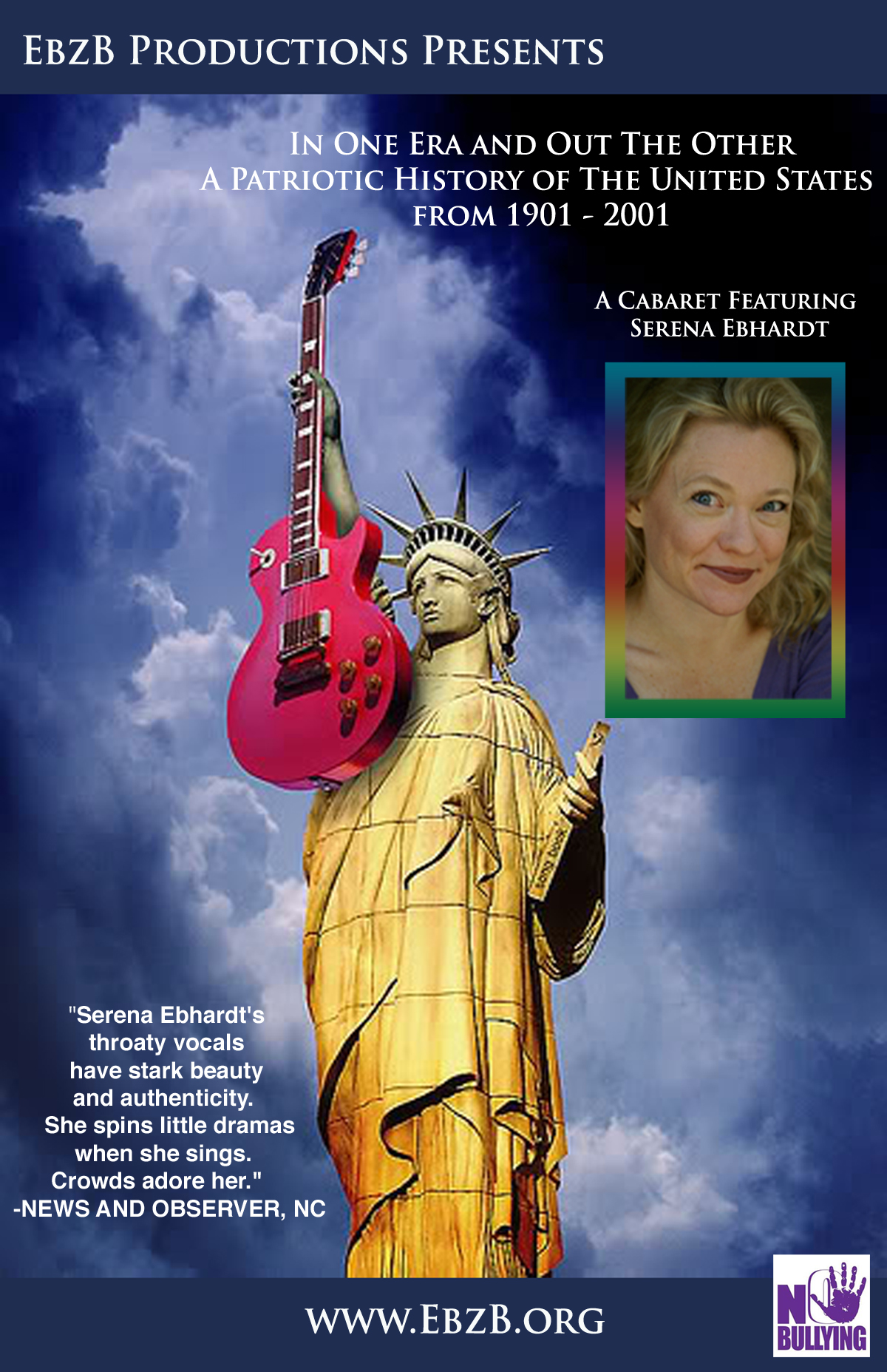 In One Era EbzB, Serena Ebhardt, David zum Brunnen, War Bonds, Theater, Cabaret, Show, Mike Wiley, Dar He, History, Arts Education,